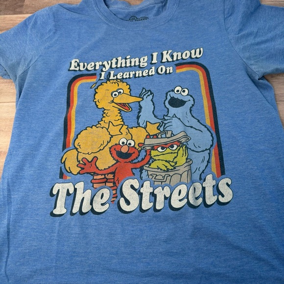Sesame Street graphic retro look shirt, loose fit small (34/36) *w106 - Picture 4 of 8